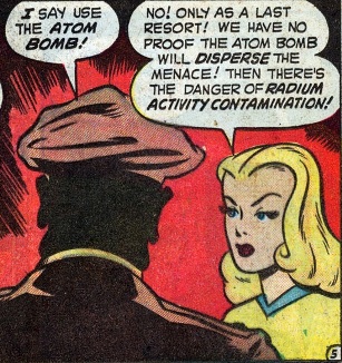 ''STOP CONFUSING THE ISSUE WITH YOUR WOMANY SCIENCE VOODOO.''
