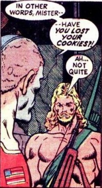 The word is ''tossed,'' Deathlok, and the readers have got that covered.