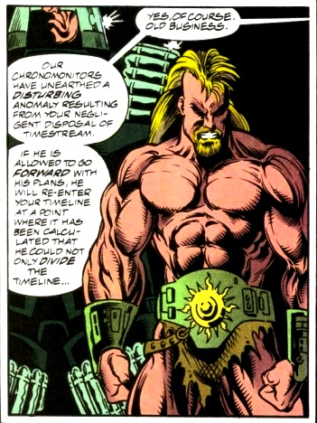What is it they say about guys whose right arms are way beefier than their left ones? Oh, yeah, that they must have been in a shitty 1990s comic.