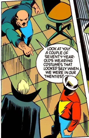 Scene from a JSA comic of the latest Rolling Stones tour? YOU DECIDE!