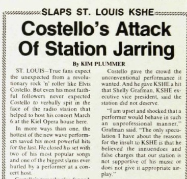 Whereas today's station directors would consent to getting bludgeoned on stage by an artist if helped boost the ratings.