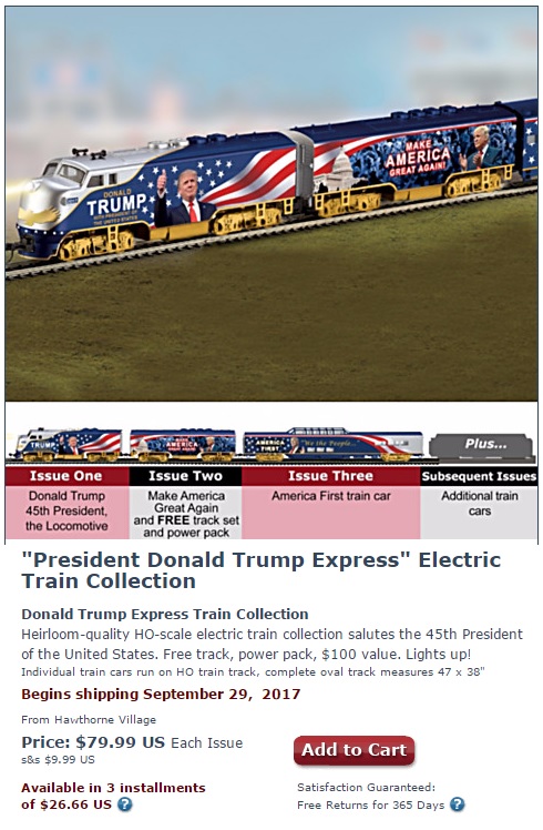 trump train set