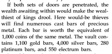Plus 700 Mars Bars, 250 dive bars, 7000 chin-up bars, and one chrome-plated whammy bar from +5 Stratocaster.